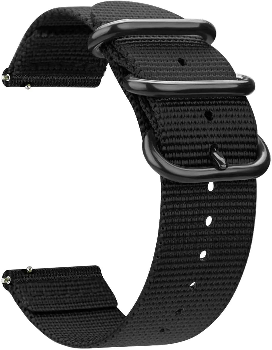 Coros Pace 2 Nylon Buckle Strap (Black)