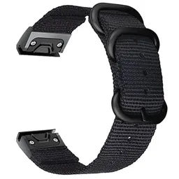 Garmin Instinct 3 - 45mm Nylon Buckle Strap (Black)