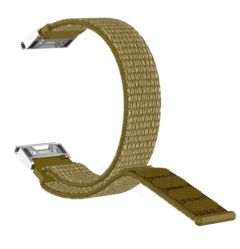 Correa nylon Garmin Fenix 7x (verde oliva)