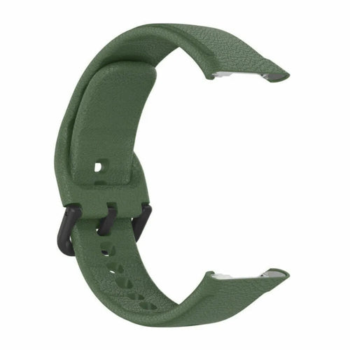 Silicone Strap, dark green, without a watch, 3/4 front view