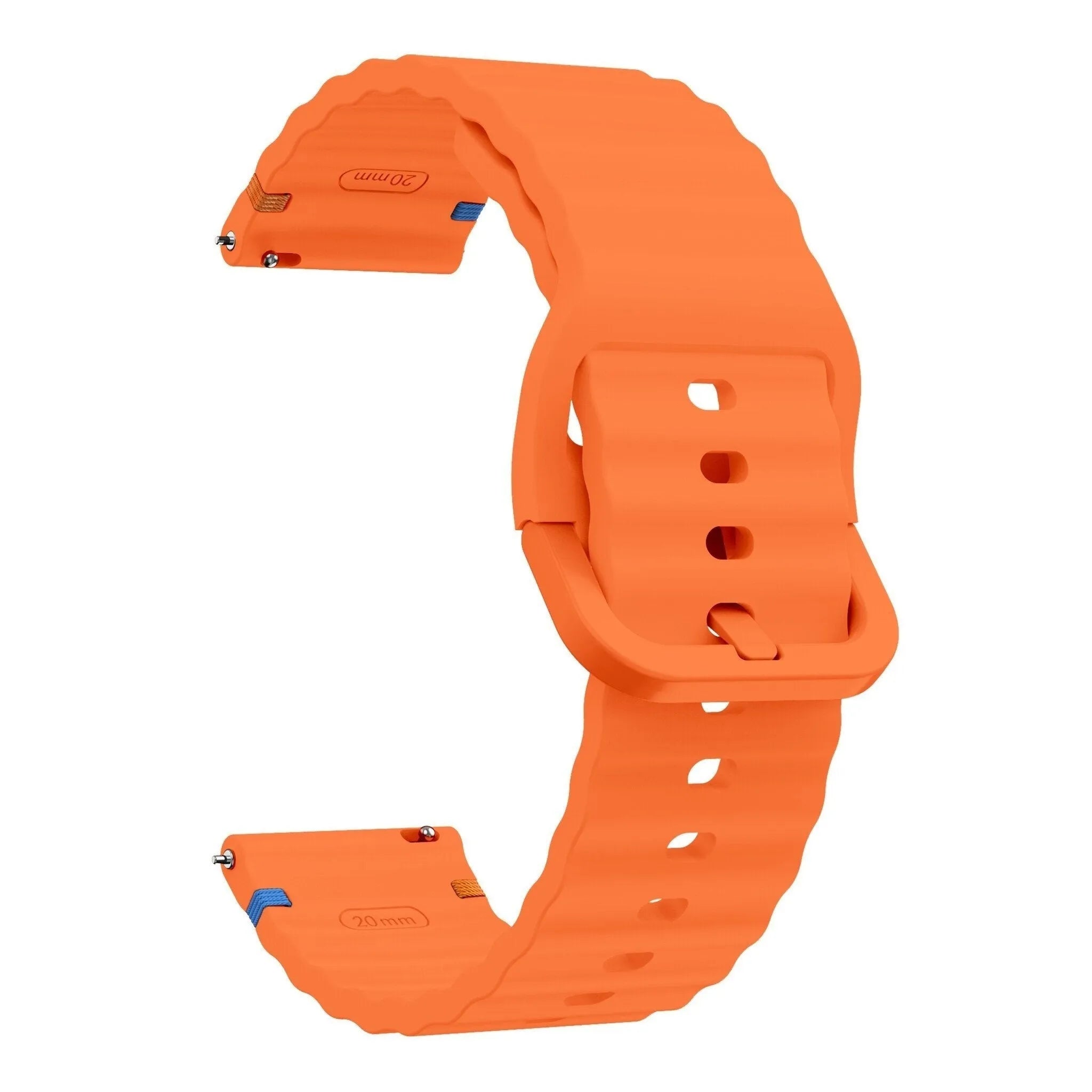 Coros Apex 42mm Wave Silicone Strap (Orange)