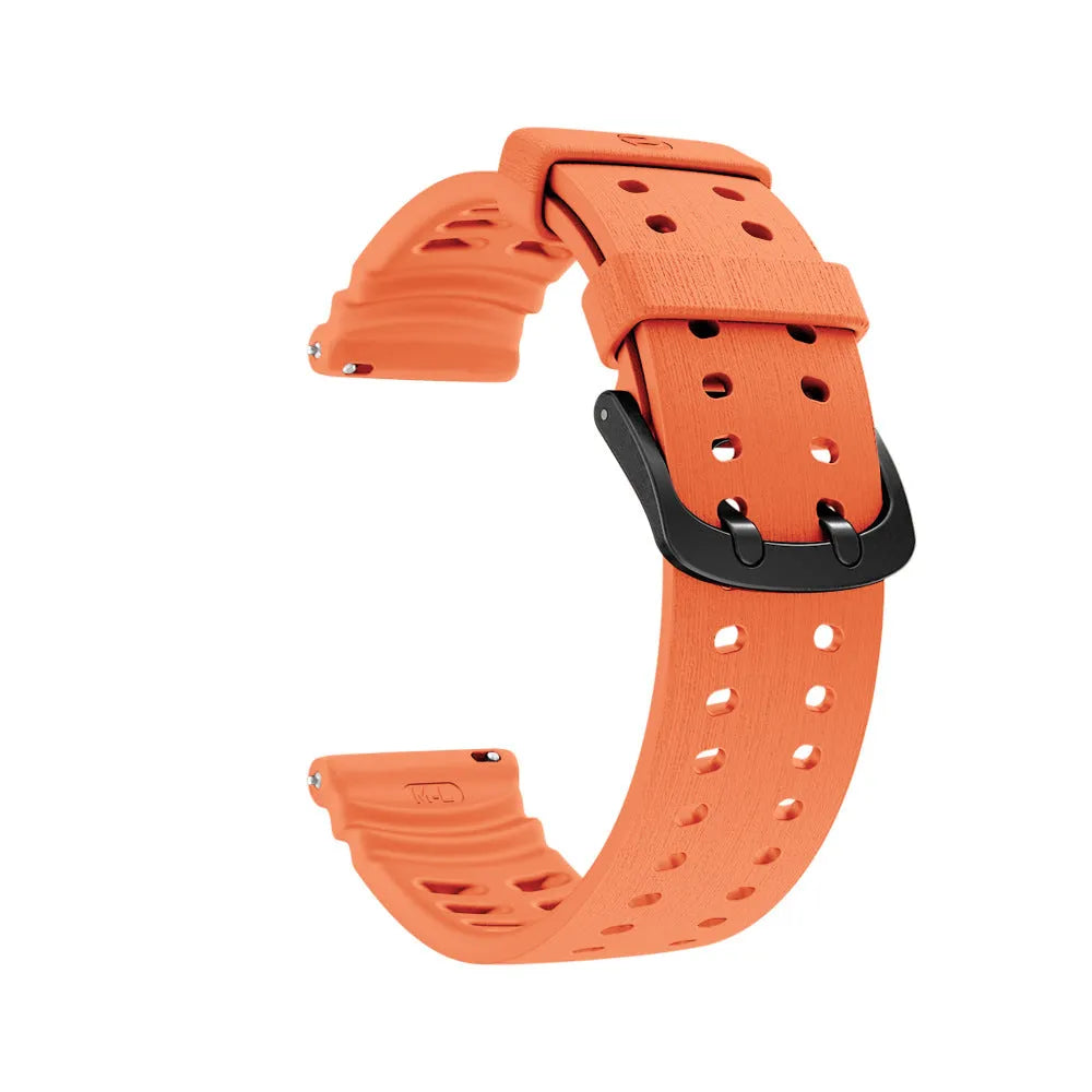 Polar Vantage M3 Silicone Grain Strap (Orange)