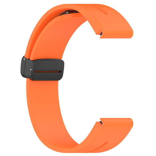Correa silicona con hebilla-D Garmin Fenix 6 (naranja)