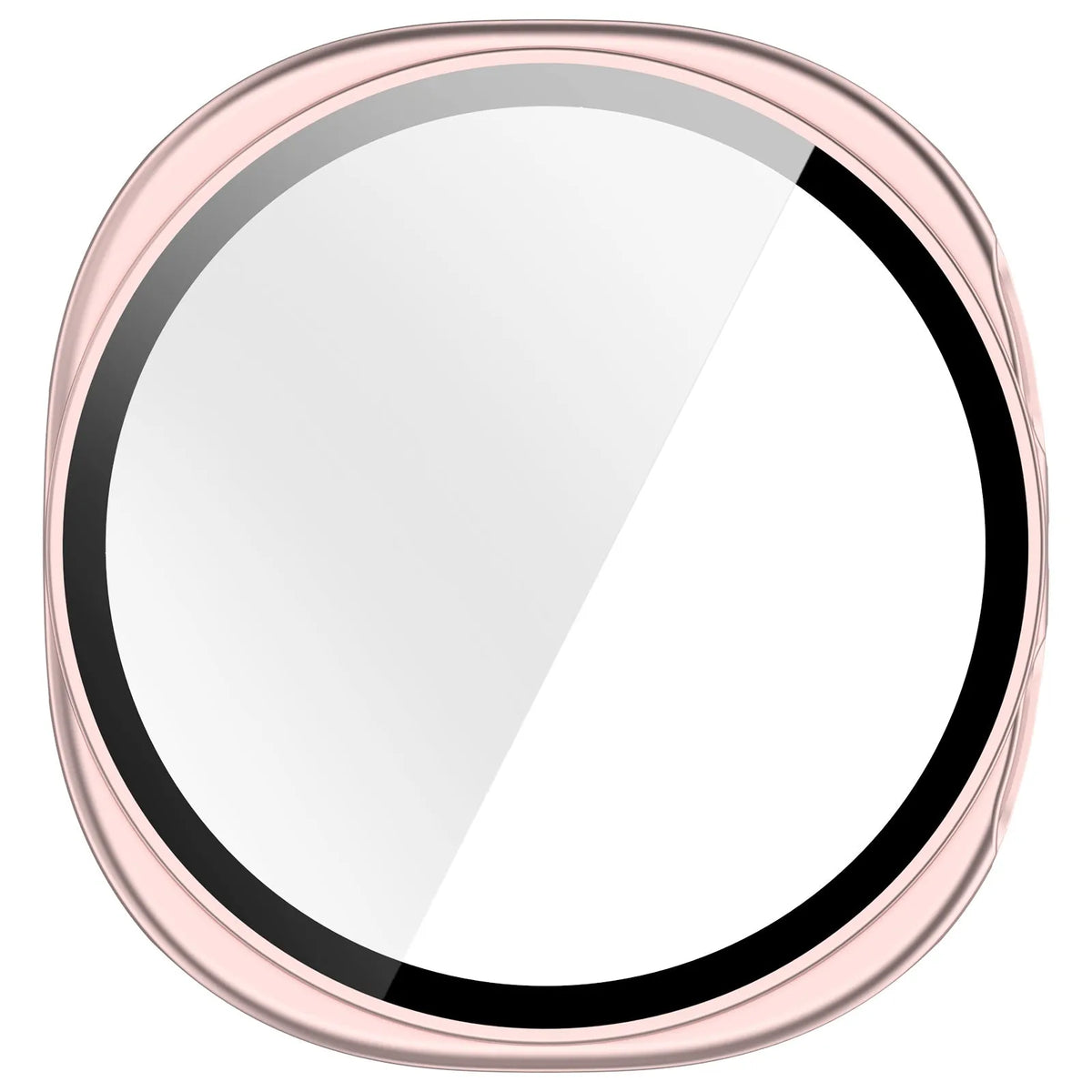 Funda con vidrio Samsung Galaxy Watch 8 - 40mm / 9 - 40mm (rosa)