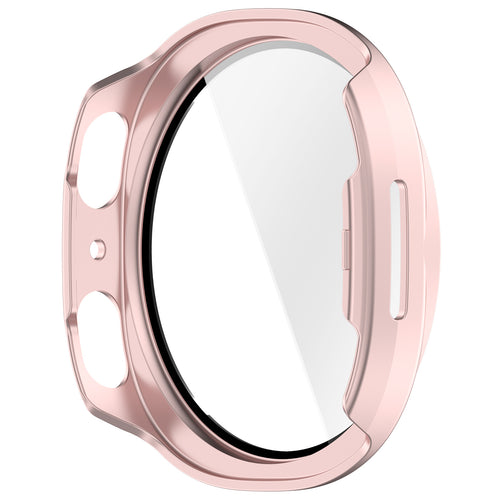 Funda con vidrio Samsung Galaxy Watch 8 - 40mm / 9 - 40mm (rosa)