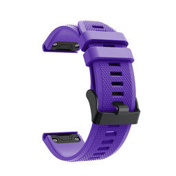 Silicone Strap, purple, without a watch, 3/4 front view