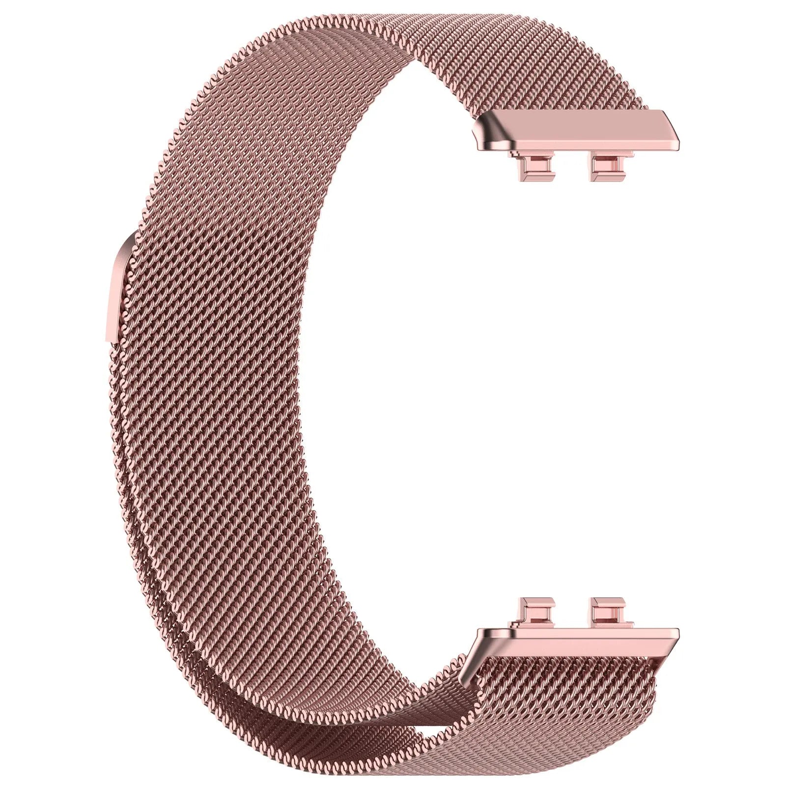 Milanese Strap, pink, without a watch, 3/4 front view