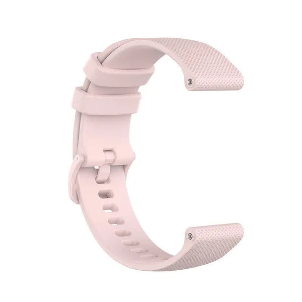 Premium Silicone Strap, pink, without a watch, 3/4 front view