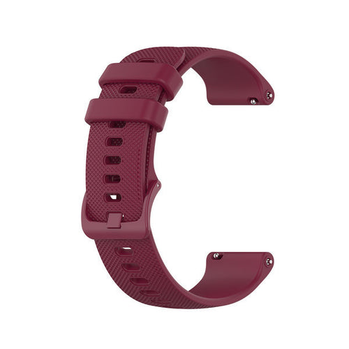 Correa silicona premium Amazfit Bip 6 (rojo vino)