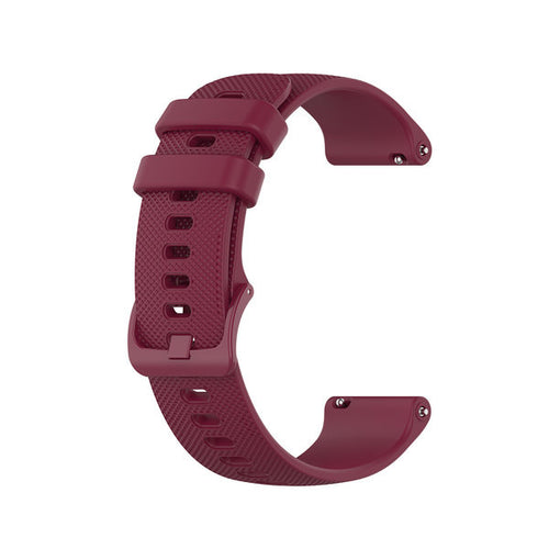 Correa silicona Premium Samsung Galaxy Watch 46mm (oscuro rojo)