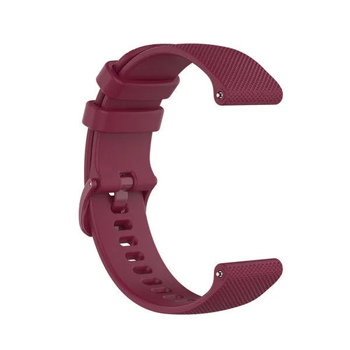 Correa silicona 'Premium' Suunto Run (S) (bordeos)