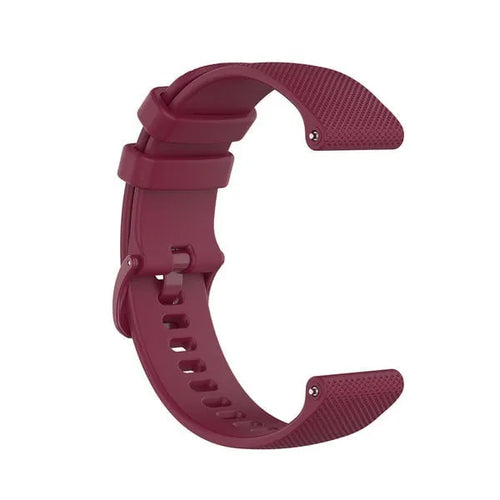Polar Vantage M3 Premium Silicone Strap (Wine Red)