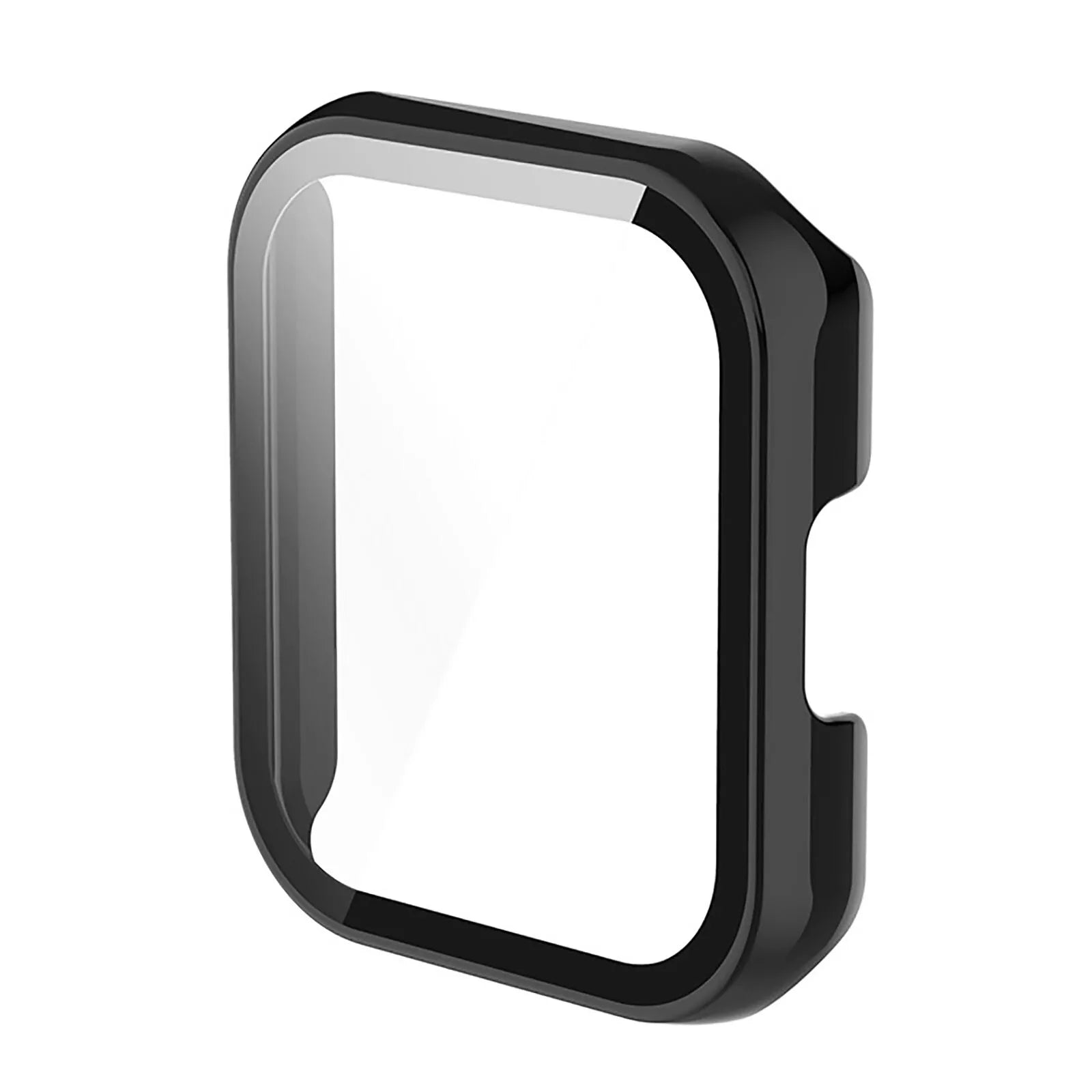 Funda rígida Realme Watch 2 con cristal (negro)