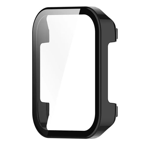 Funda rígida Realme Watch 3 con cristal (negro)