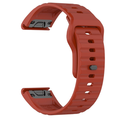 Correa silicona 'Outdoor' Garmin Forerunner 970 (rojo)