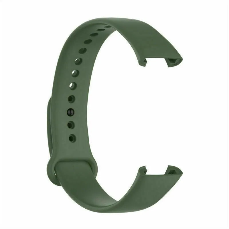 Silicone Strap, dark green, without a watch, 3/4 front view