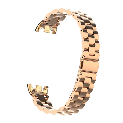 Correa acero Xiaomi Smart Band 10 (rosado/dorado)