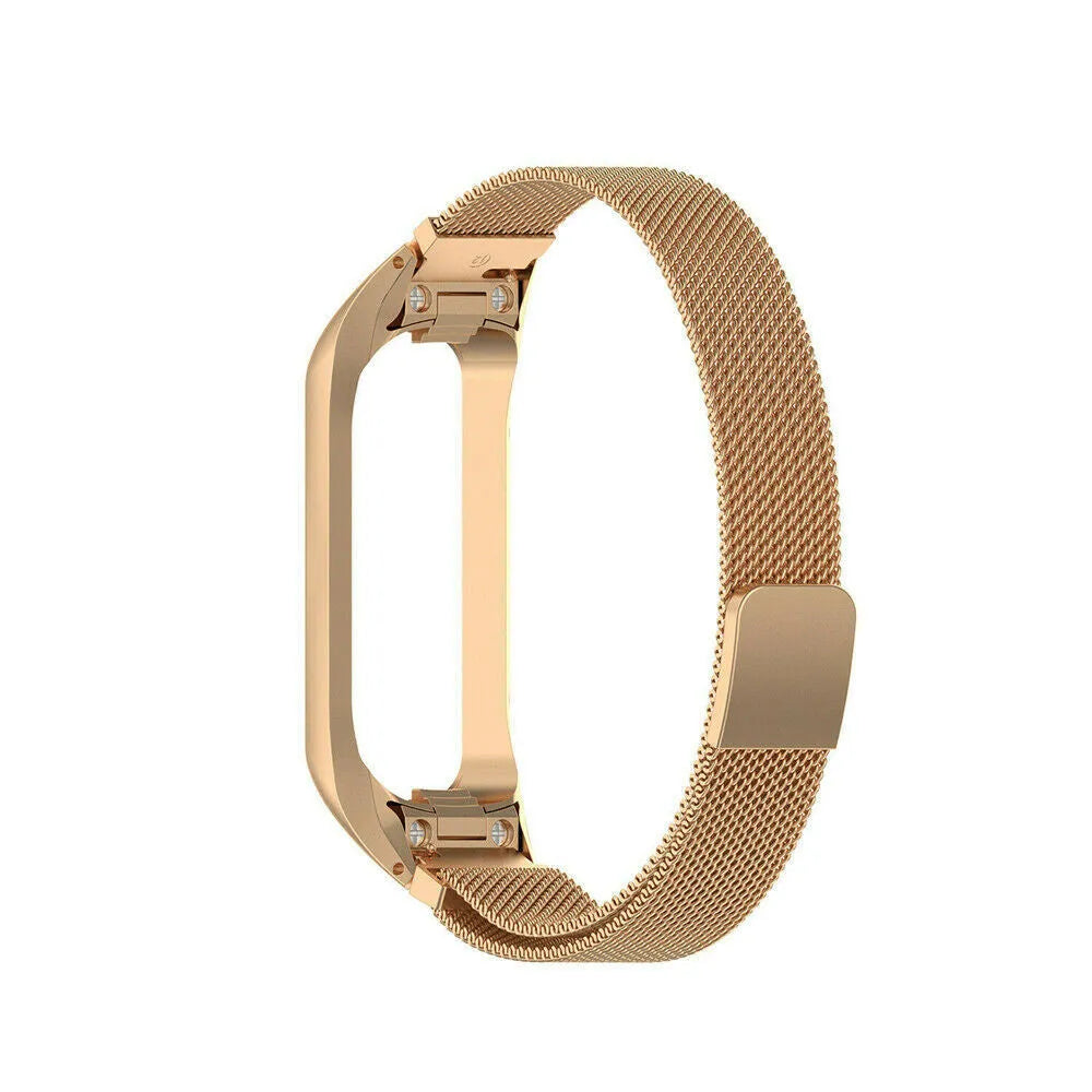 Milanese Strap, rose gold, without a watch, 3/4 front view