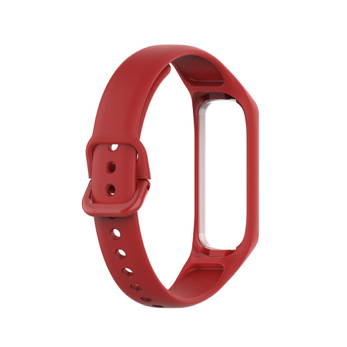 Silicone Strap, red, without a watch, 3/4 front view