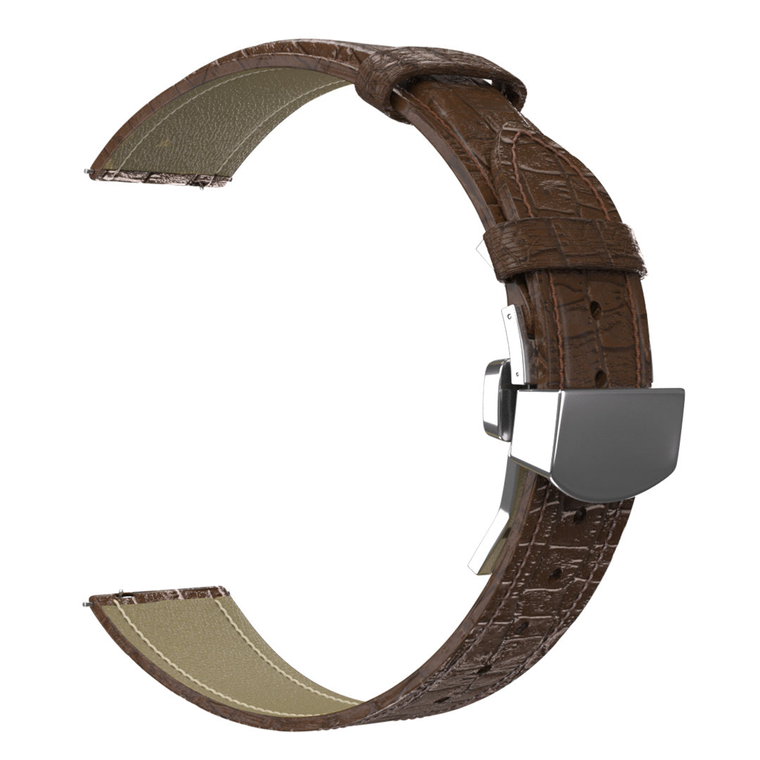 Correa cuero lujo Samsung Galaxy Watch 5 - 40mm (marrón oscuro)