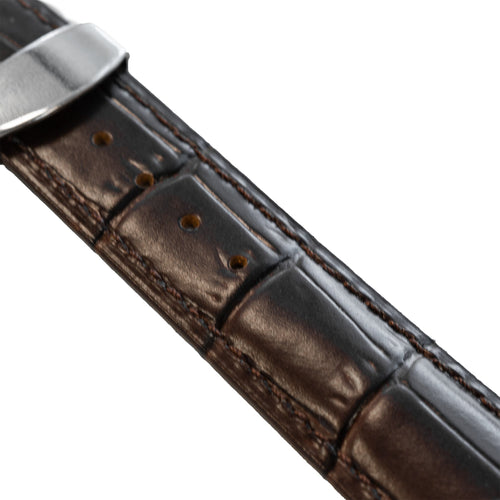 Correa cuero de lujo Withings ScanWatch Nova (marrón oscuro)