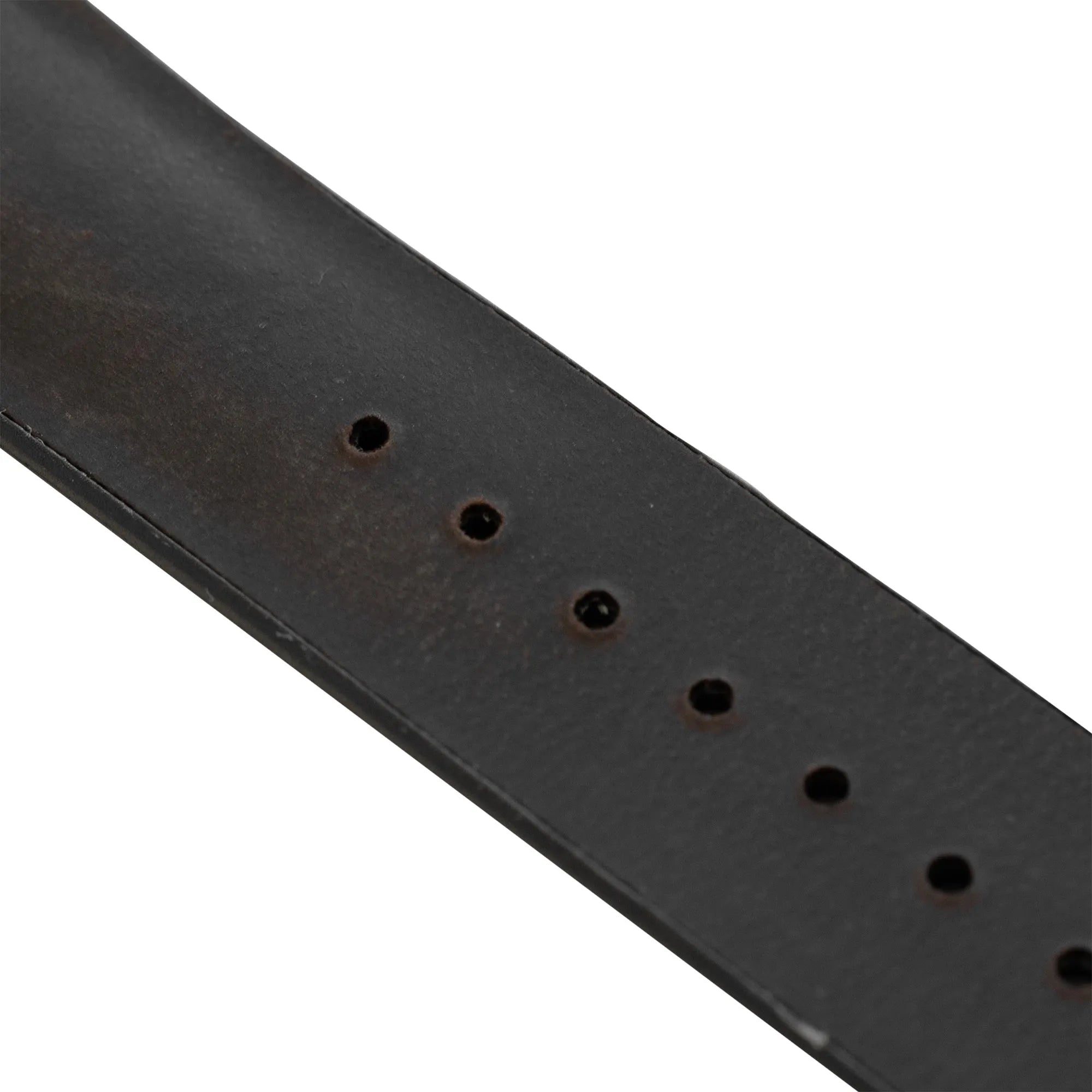 Leather Hybrid Strap, black/brown, without a watch, 3/4 front view