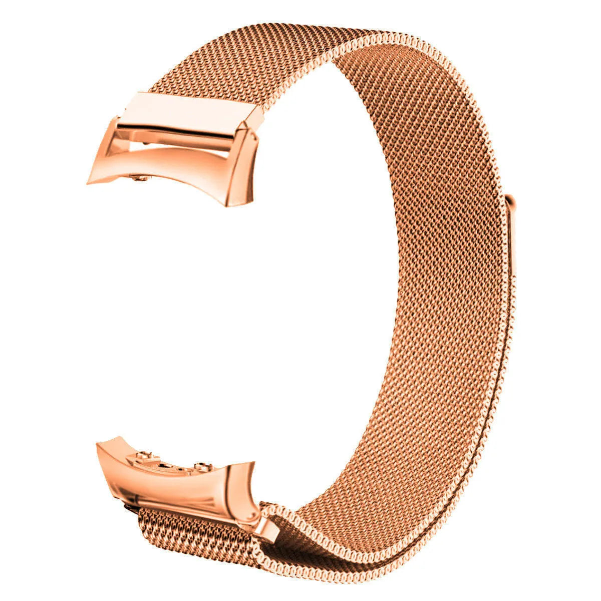 Milanese Strap, rose gold, without a watch, 3/4 front view