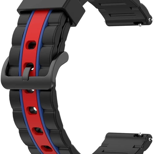 silicone-band-met-streep-zwart-rood