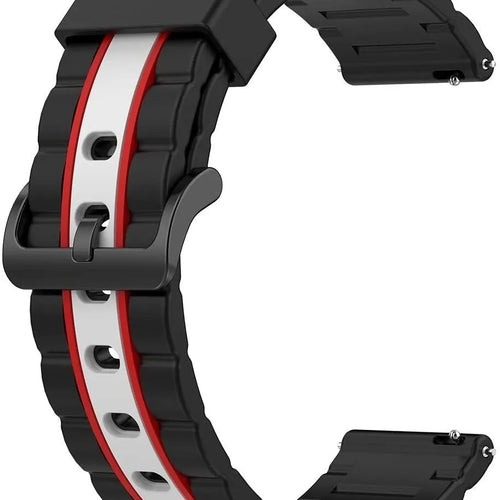 silicone-band-met-streep-zwart-wit