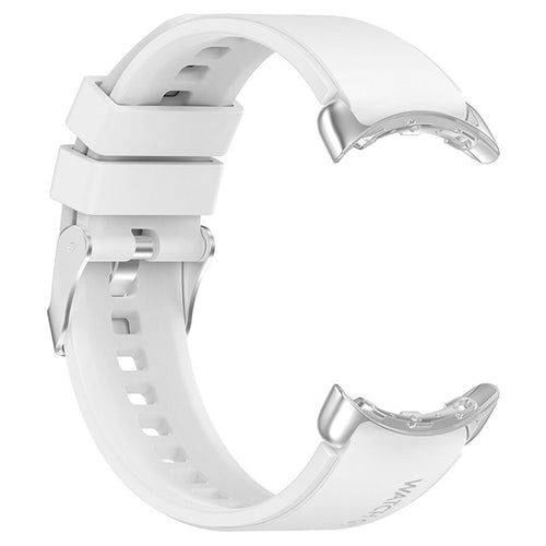 Silicone Strap, white, without a watch, 3/4 front view
