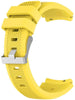 Correa reloj 20mm silicona - universal (amarillo)