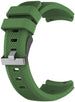 Correa reloj 22mm silicona - universal (verde militar)