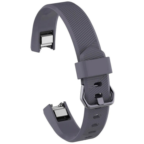 Silicone Strap, grey, without a watch, 3/4 front view