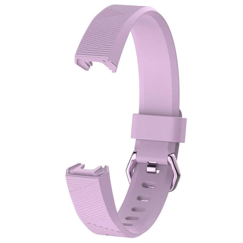 Silicone Strap, lavender, without a watch, 3/4 front view