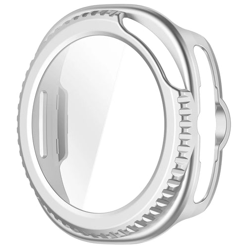 Funda con vidrio Samsung Galaxy Watch 8 Classic (plateado)