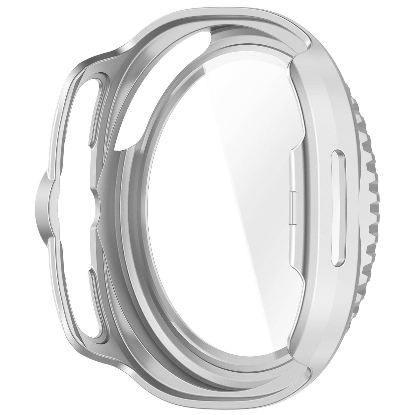 Funda con vidrio Samsung Galaxy Watch 8 Classic (plateado)