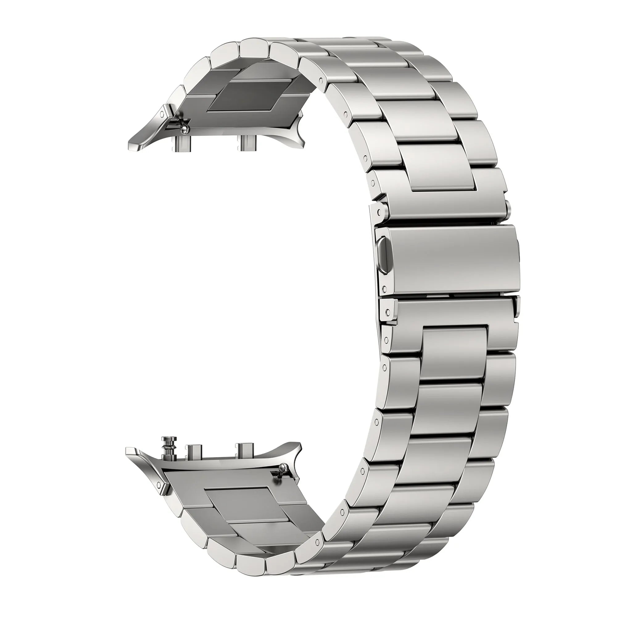 Steel Strap, silver, without a watch, 3/4 front view