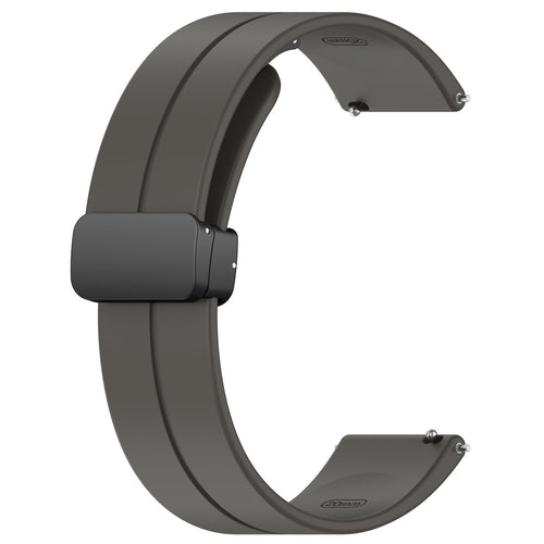 Amazfit Bip U (Pro) D-Buckle Silicone Strap (Dark Grey)