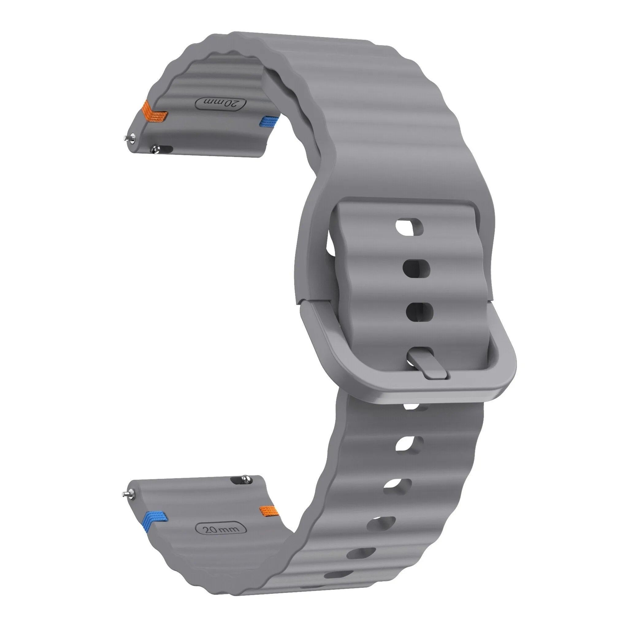 Correa silicona Wave Amazfit Balance 2 (gris oscuro)