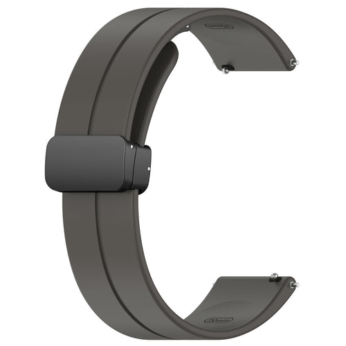 Correa silicona con hebilla Withings ScanWatch 2 - 42mm (gris oscuro)