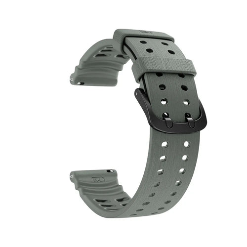 Polar Grit X Silicone Grain Strap (Dark Grey)