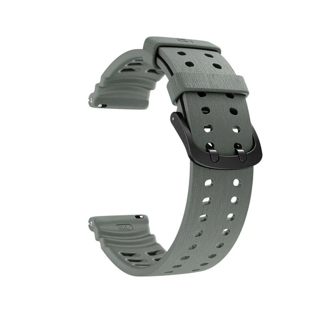 Polar Grit X Pro Silicone Grain Strap (Dark Grey)