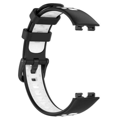 Correa deportiva Huawei Band 10 (negro/blanco)