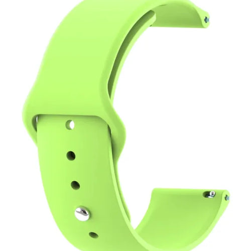 Silicone Sport Strap, light green, without a watch, 3/4 front view
