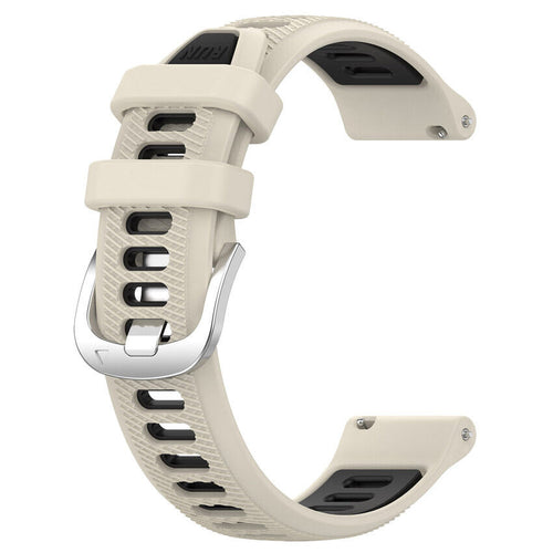 Correa deportiva con hebilla Garmin Vivomove Trend (beige/negro)