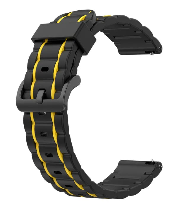 Suunto Nautic S Sport Strap with Buckle (Black/Yellow)