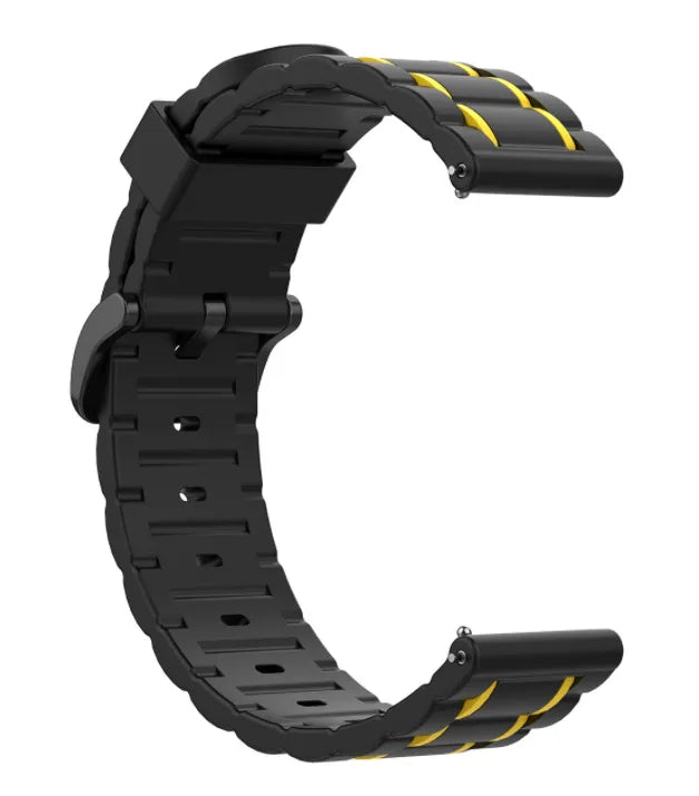 Suunto Nautic S Sport Strap with Buckle (Black/Yellow)