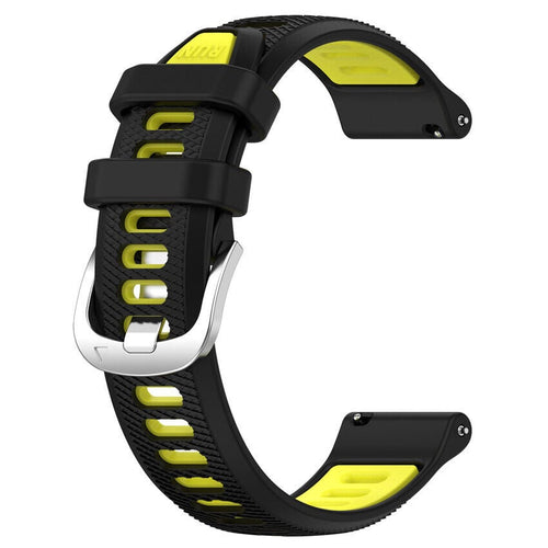 Correa deportiva con hebilla Garmin Approach S50 (negro/amarillo)