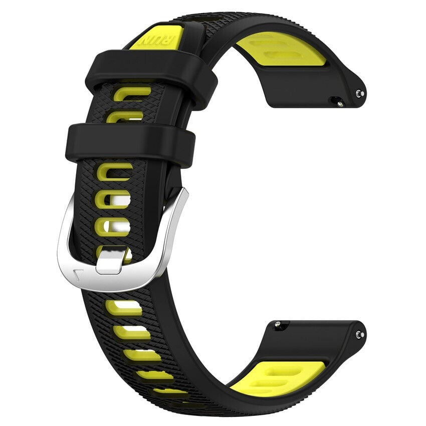 Correa deportiva con hebilla Coros Apex 4 - 42mm (negro/amarillo)