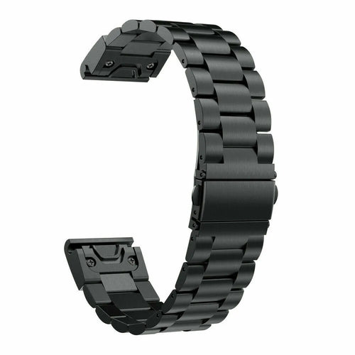 Garmin MARQ Steel Strap (Black)